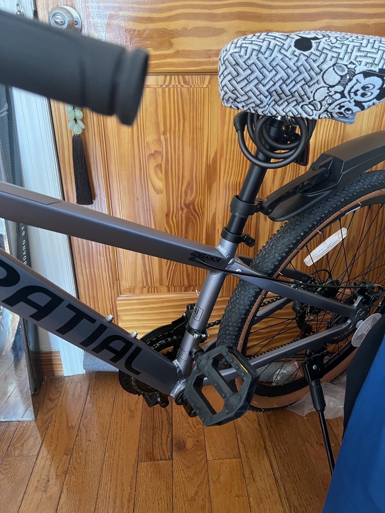 SPATIAL Mountain Bike 29 Inch, 21 Speed Lightweight Aluminum Frame with Dual Disc Brakes customer photo 1