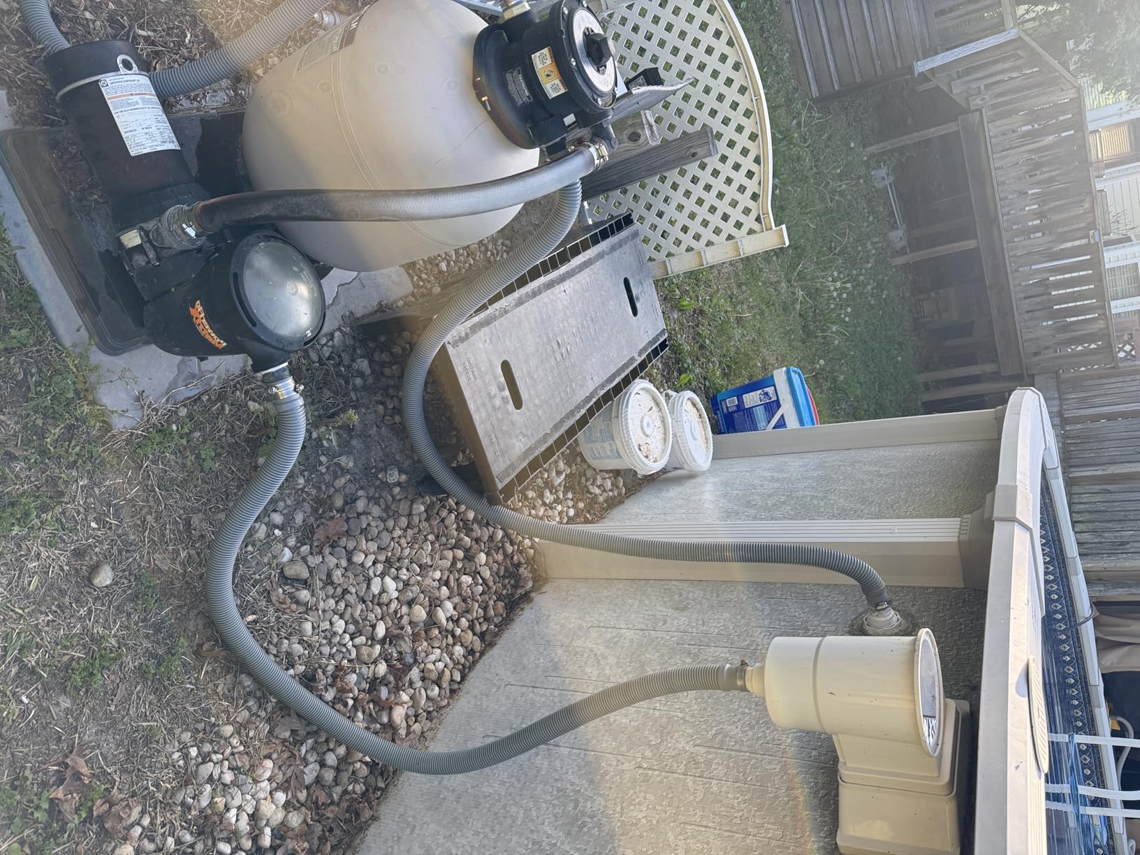 Aquastrong Variable Speed Pool Pump In/Above Pool Pump Energy Efficient High Flow Powerful Self Primming Swimming Pool Pumps with Filter Basket, Black customer photo 1