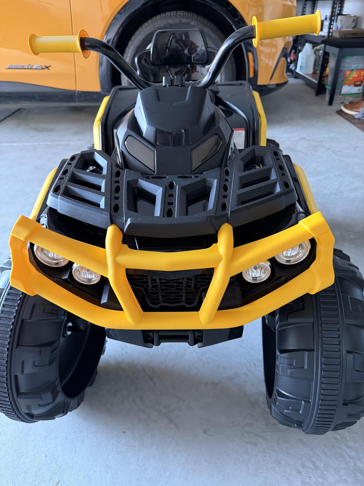Hikiddo Kids ATV 4 Wheeler, 24V Electric ATV Ride On Toy for Big Kids, 400W Motor, LED Headlights - Green customer photo 1