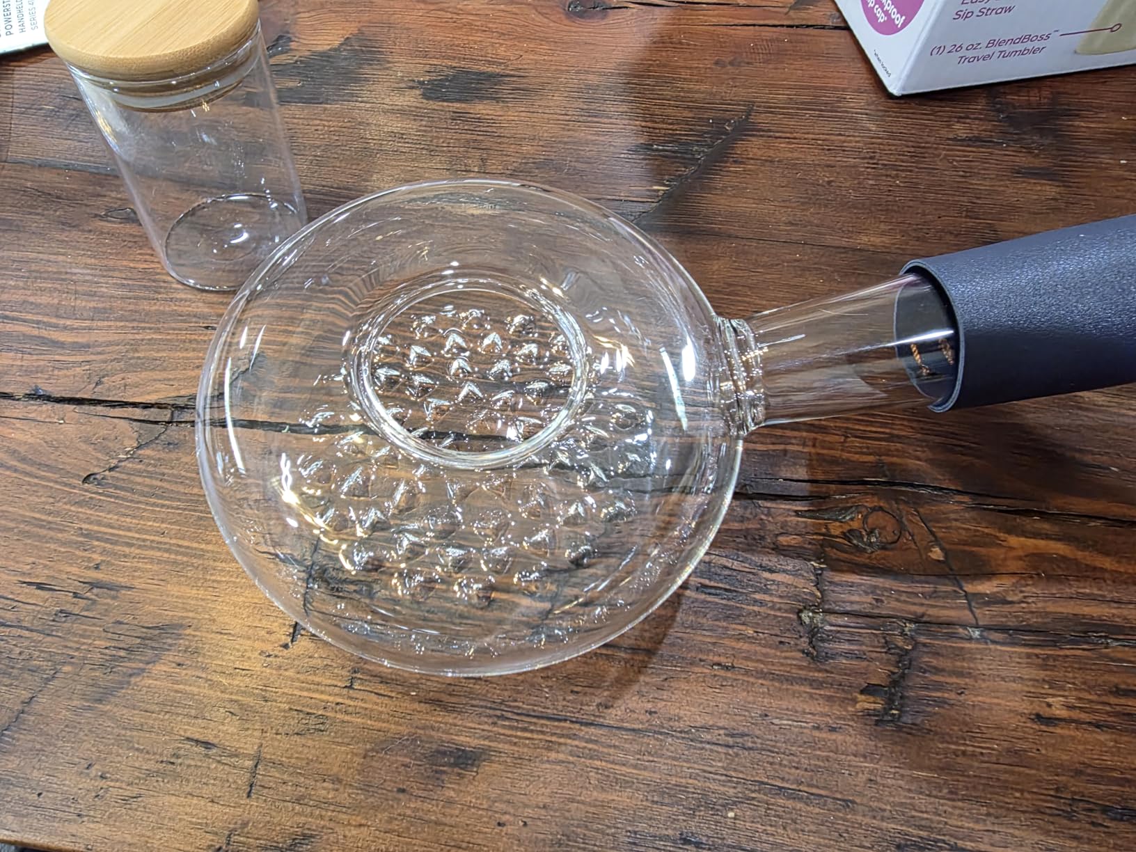 Portable Glass Coffee Bean Roaster - High Borosilicate Glass Manual Home Coffee Roasting Kit, Suitable for Small Batch Roasting of Nuts and Coffee Beans, Stove-Safe customer photo 2