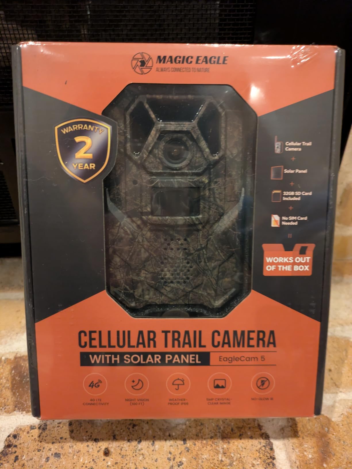MagicEagle Cellular Trail Camera 4G Wild Game Cameras 13,000 mAh Battery Solar Panel 2K Audible Video No-Glow IR Night Vision IP66 Waterproof customer photo 1
