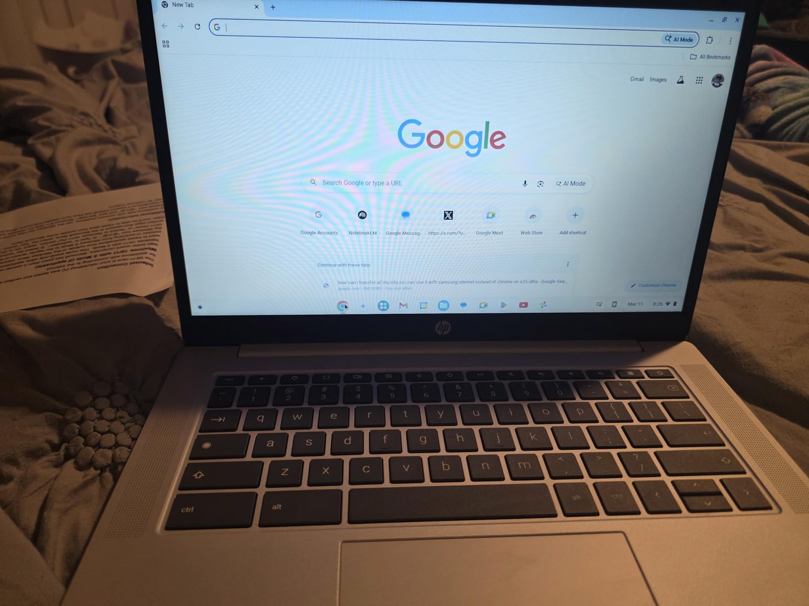 HP 2026 Lightweight Portable Chromebook, 14