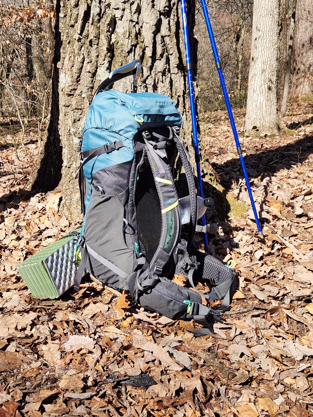 Osprey Kyte LT 35L Women's Backpacking Backpack - Lightweight Hiking & Travel Bag with Waterproof Raincover, Serenity Blue customer photo 1