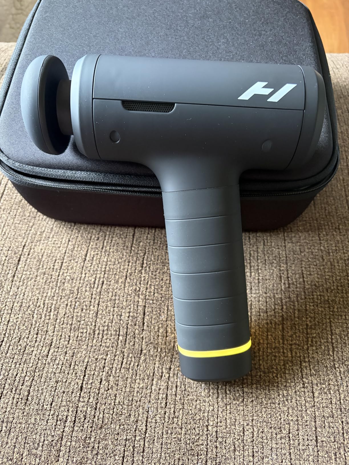 Hyperice Hypervolt 3 Pro - Professional Percussion Massage Gun with QuietGlide Technology | 6 Speeds, Pressure Sensor, Heated Head & 5 Attachments | Deep Tissue Muscle Relief and Recovery customer photo 2