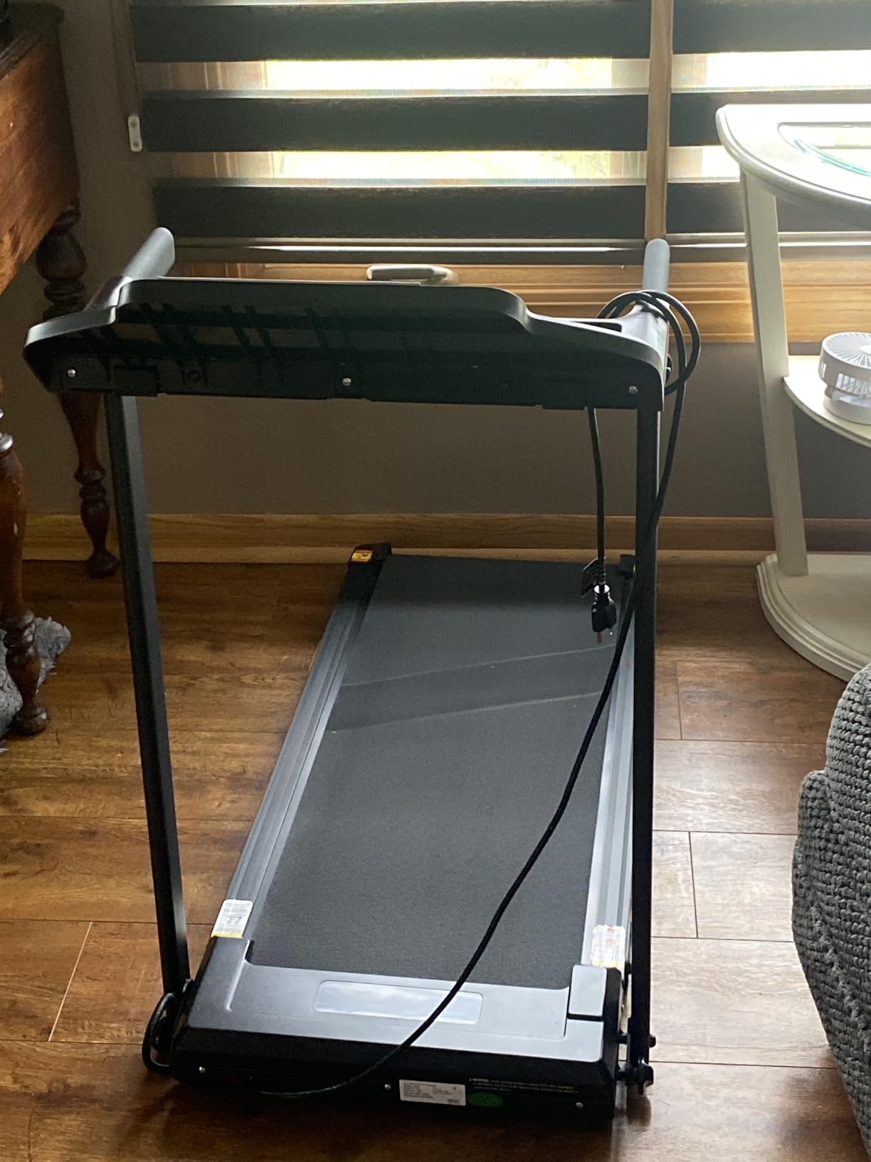 5 in 1 Foldable Treadmill, 7.5 MPH Treadmills for Home with App Compatible, Treadmill with 10% Incline, 3.0HP Brushless Drive, Remote Control and LED Display, 12 HIIT Programs, 400 LBS Capacity customer photo 1