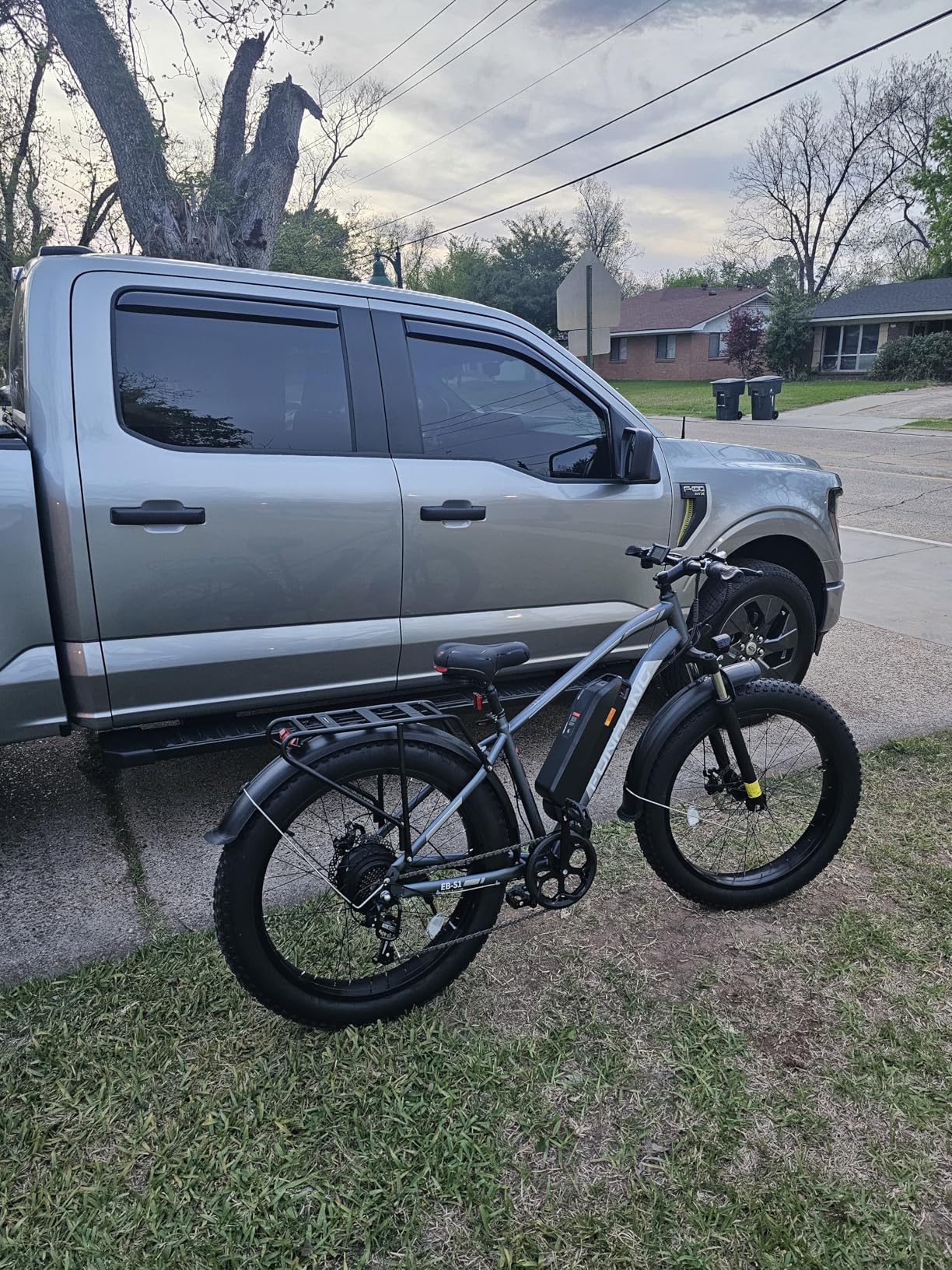 Funhang Electric Bike for Adults, 1000W Peak Ebike, 25MPH 60Miles Electric Mountain Bike, 26