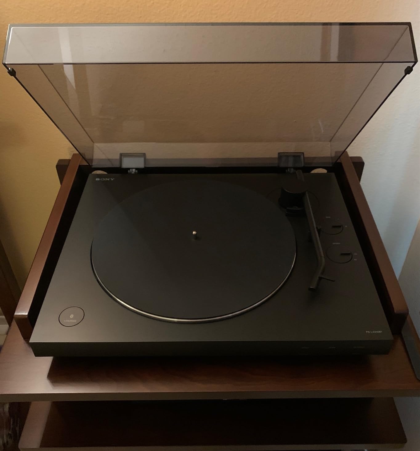 Sony PS-LX3BT Wireless Bluetooth Turntable (2026 Model) - Fully Automatic Belt Drive Vinyl Record Player with Built-in Phono EQ, Black customer photo 2