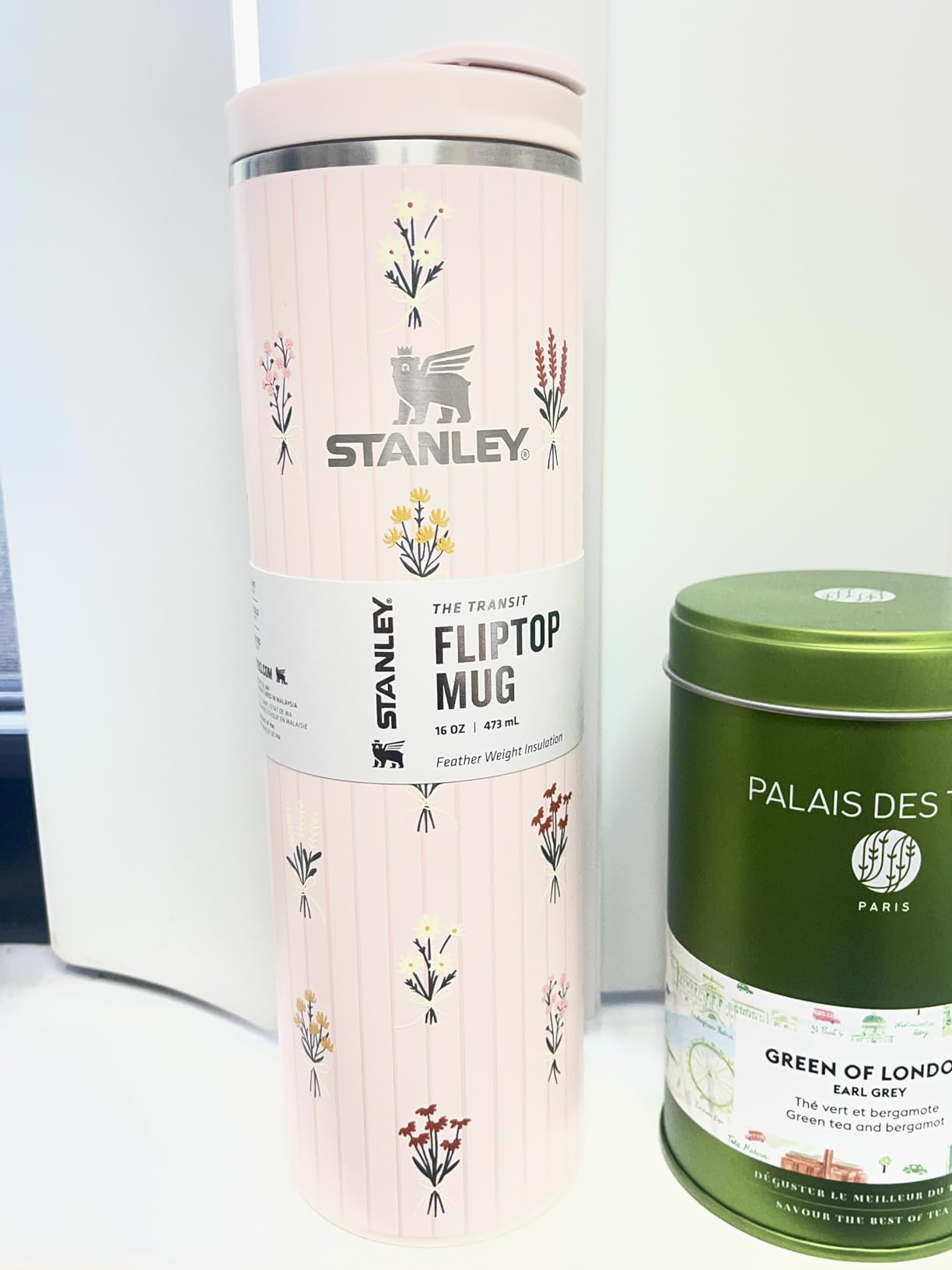 STANLEY Transit FlipTop Mug | Leakproof Coffee Travel Cup | Vacuum Insulated Stainless Steel | 16 oz | Ash customer photo 2