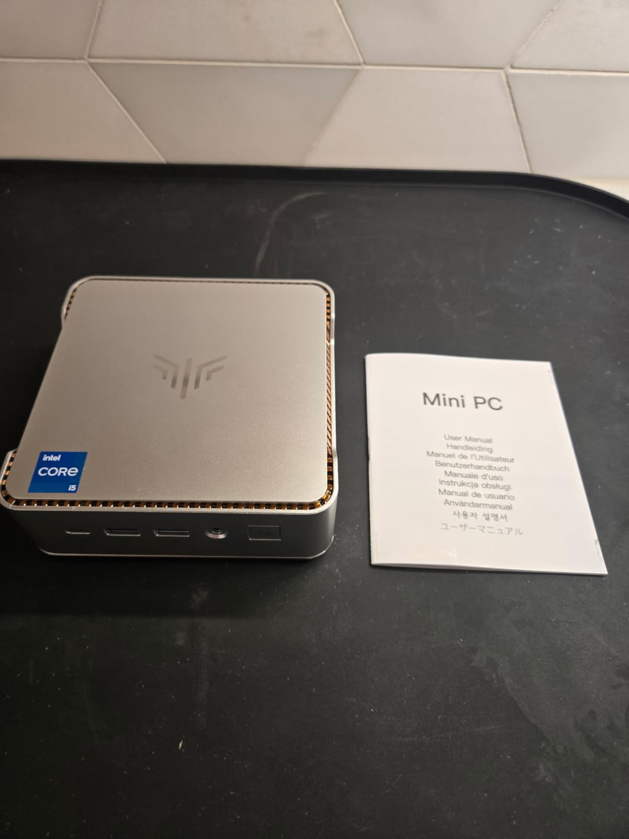 KAMRUI Hyper H2 Mini Gaming PC, Intel Core i9-11900H (Beat 1195G7/5825U, up to 4.9GHz) 32GB RAM 1TB SSD Mini Desktop Computers, Triple 4K Display 6*USB3.2, USB-C, HDMI, DP, WiFi6, BT5.2, Office Home customer photo 2