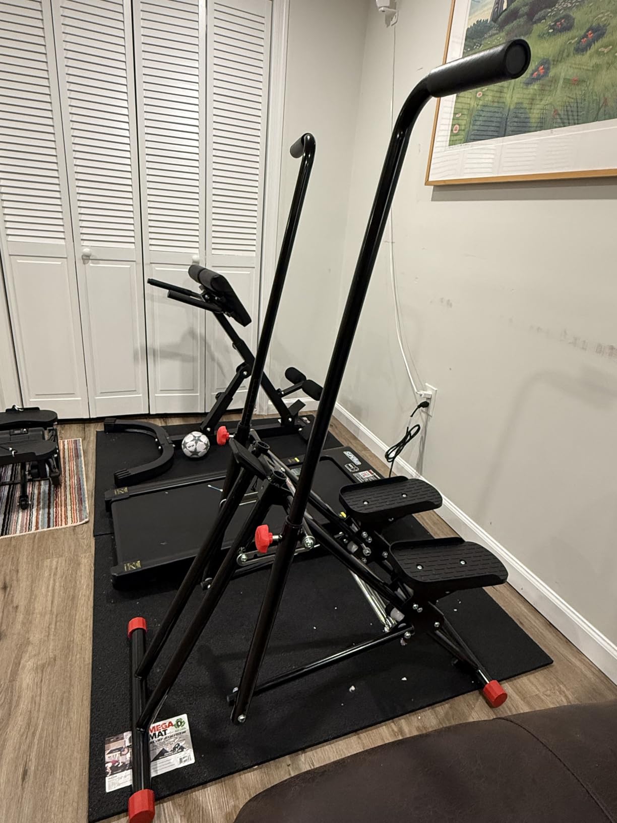 RELIFE REBUILD YOUR LIFE Stair Stepper for Home Exercise,New Version Stair Climber with Adjustable Resistance, Vertical Climber Cardio Exercise Machine for Full Body Workout, Extended Step Range customer photo 1