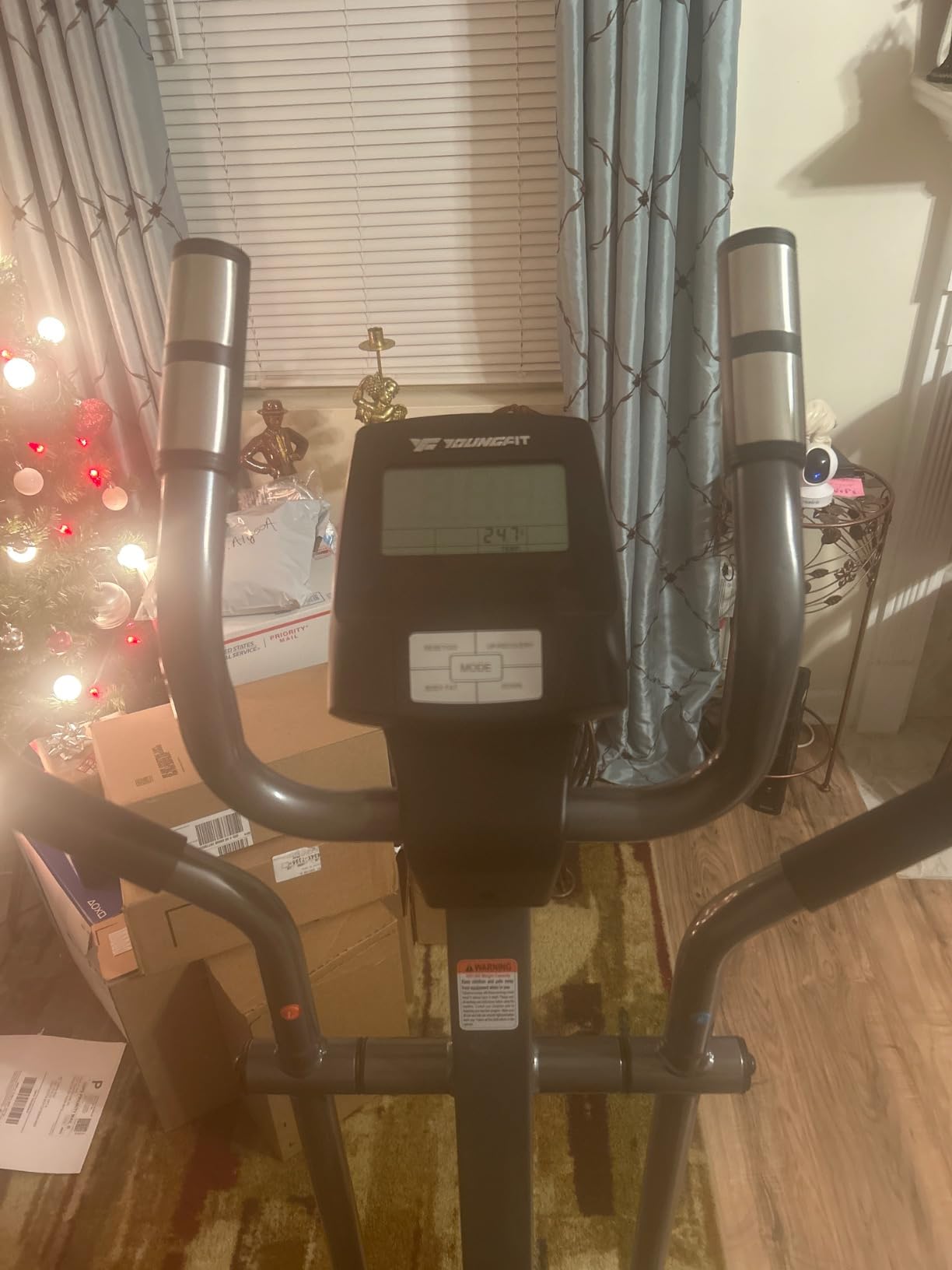 ANCHEER Elliptical Exercise Machine, Elliptical Machine for Home with Hyper-Smooth Magnetic Resistance, Elliptical Trainer with 14 Levels, 15.5