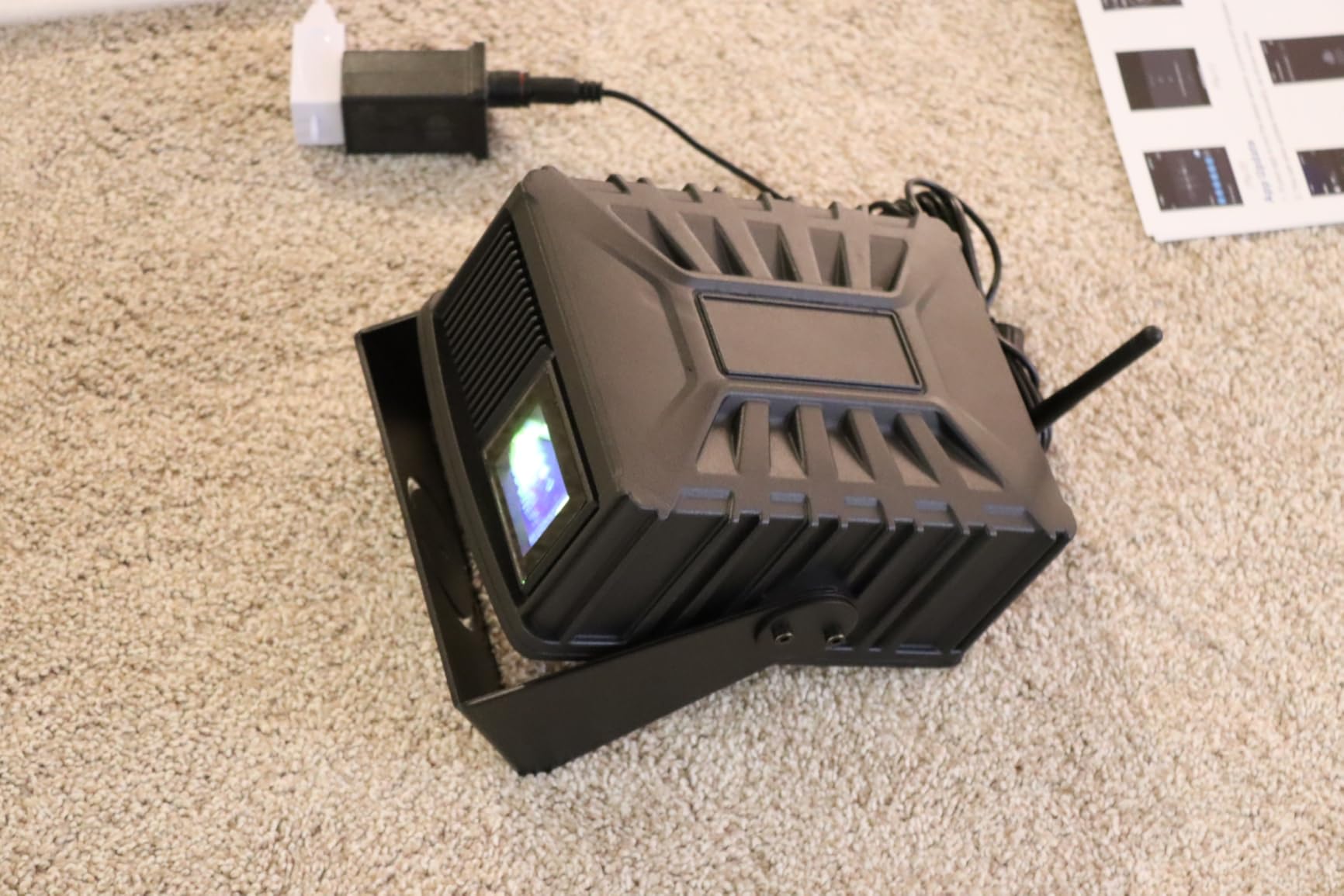 Smart Outdoor Laser Lights Projector, 7 Color Motion Star Firefly Lights Effect, Moving Dynamic RGB Lights Show Waterproof Laser Projection with App & Remote Control customer photo 1