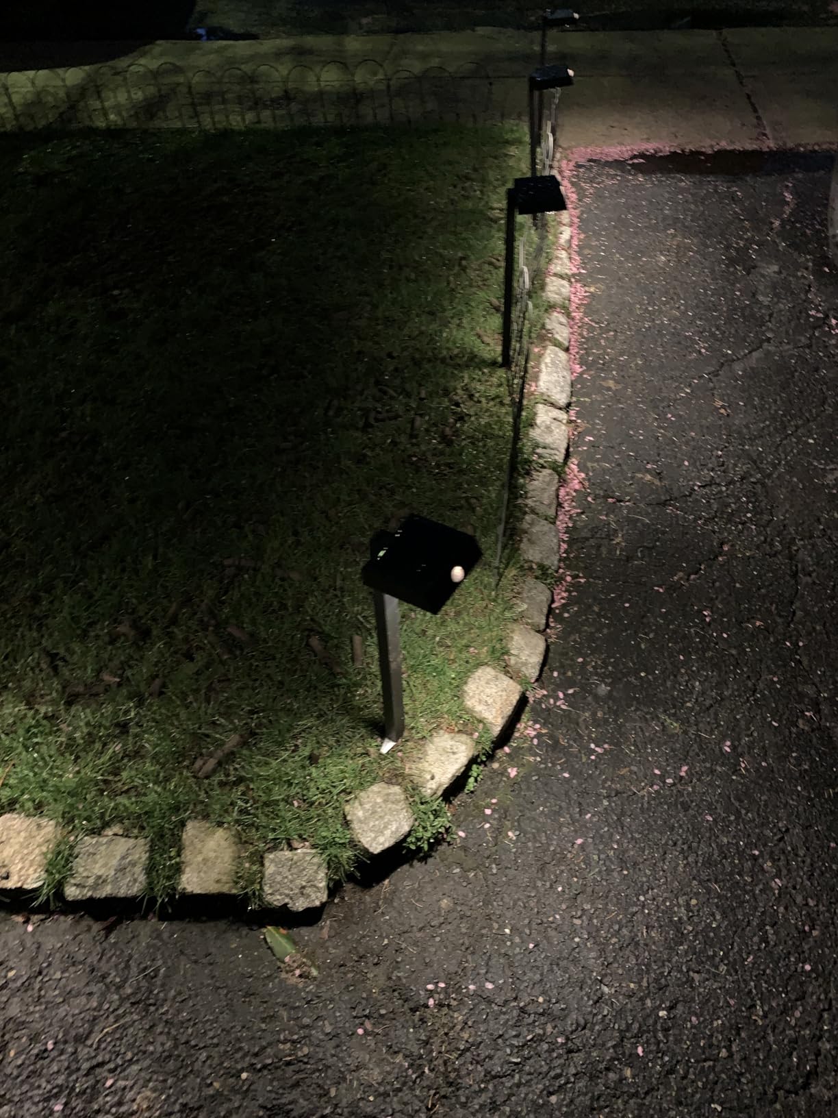 XMCOSY+ Solar Pathway Lights with Motion Sensor 6 Pack, 300LM Metal Solar Lights Outdoor Waterproof, 3 Modes Landscape Lighting for Garden, Backyard, Outside, Path (Warm/Cool White) customer photo 1