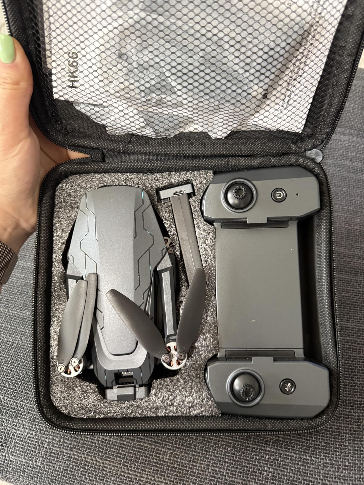 GPS Drone with Camera, 2K HD Drones for Adults, Foldable FPV Drone with GPS Auto Return, Follow Me, Circle Fly, Waypoint Fly, 5G Transmission, Gestures Selfie, Brushless Motor, 2 Batteries customer photo 1