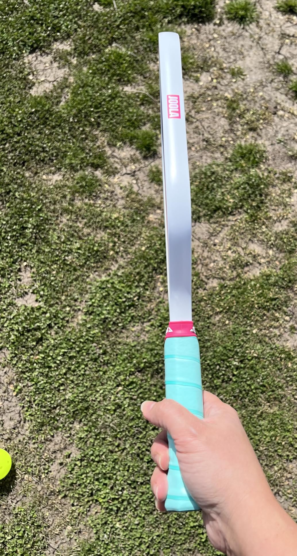 JOOLA Astral Perseus Pickleball Paddle - Beginner Friendly Lightweight Paddle, Carbon Fiber Sandblasted Surface for Spin & Control, Moisture-Wicking Grip, USA Pickleball Approved, NFC Chip Enabled customer photo 1