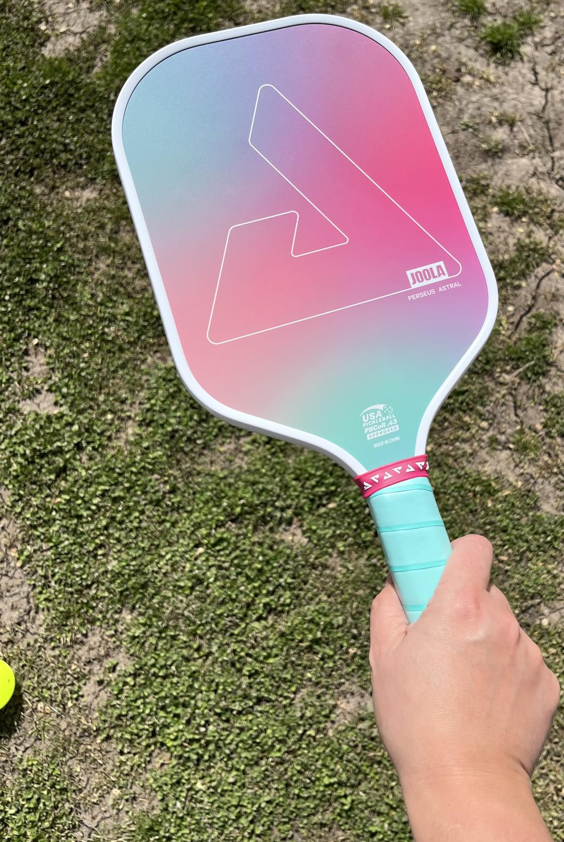 JOOLA Astral Perseus Pickleball Paddle - Beginner Friendly Lightweight Paddle, Carbon Fiber Sandblasted Surface for Spin & Control, Moisture-Wicking Grip, USA Pickleball Approved, NFC Chip Enabled customer photo 2