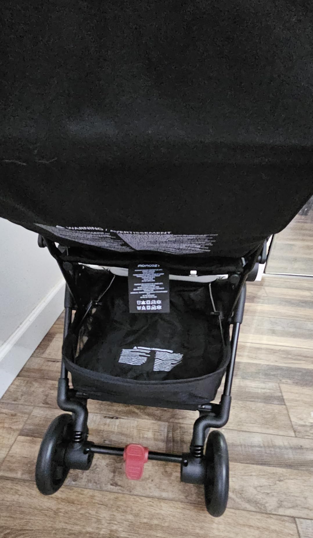 Momcozy TuckGo Lightweight Travel Stroller, One Click Fold for Toddlers 6M-3Y, 33L Bottom Storage, Compact Easier Air Travel, Travel Bag Included, 3-Position Recline, UPF 50+ Canopy, 5-Point Harness customer photo 2