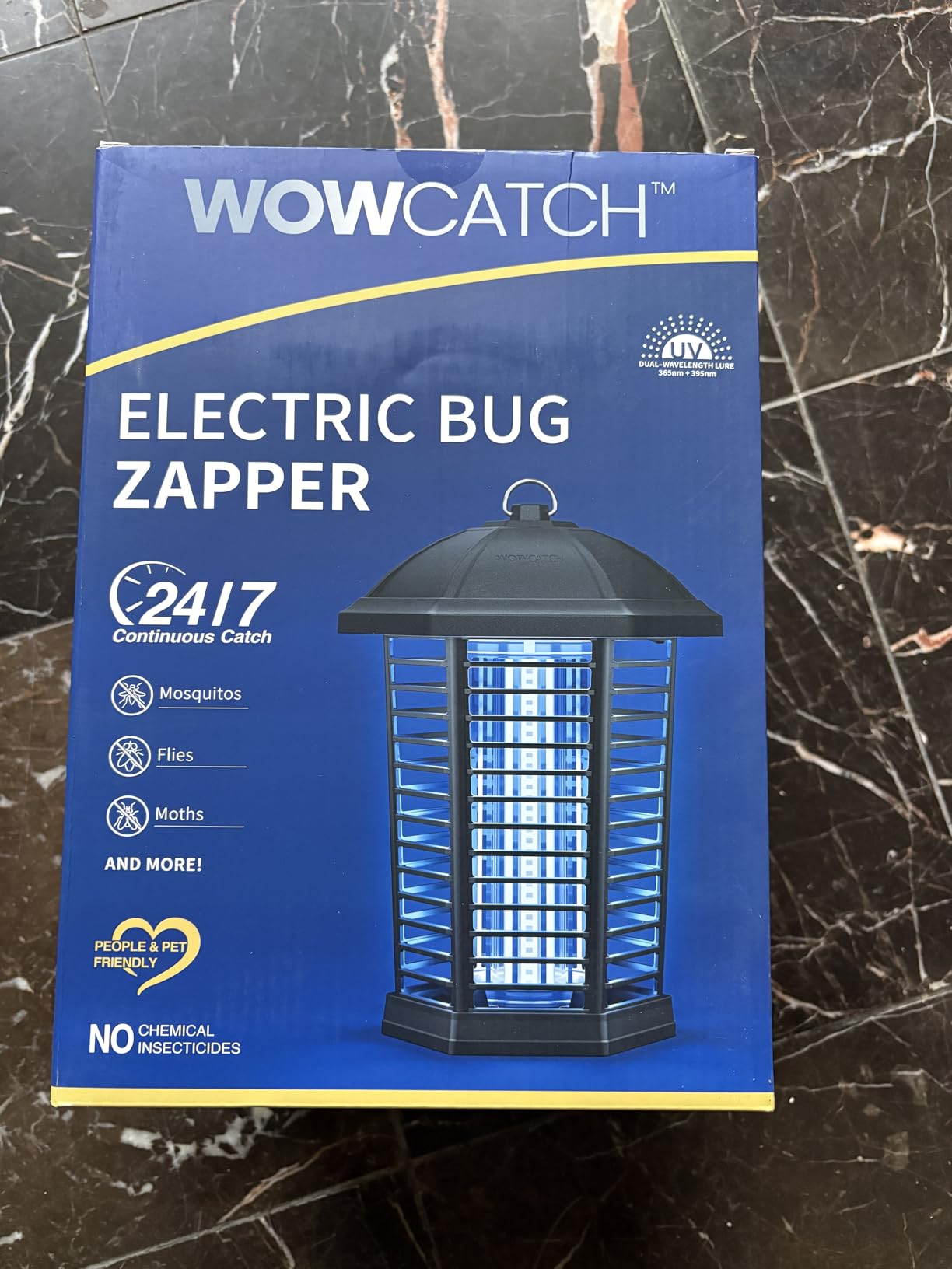 WowCatch Upgraded LED Bug Zapper Outdoor Indoor, Up to 50,000 Hours Lifespan (No Bulb Replacement), 4200V Powerful Mosquito Zapper, Electric Fly Trap Killer for Patio, Backyard, Home, Camping customer photo 2