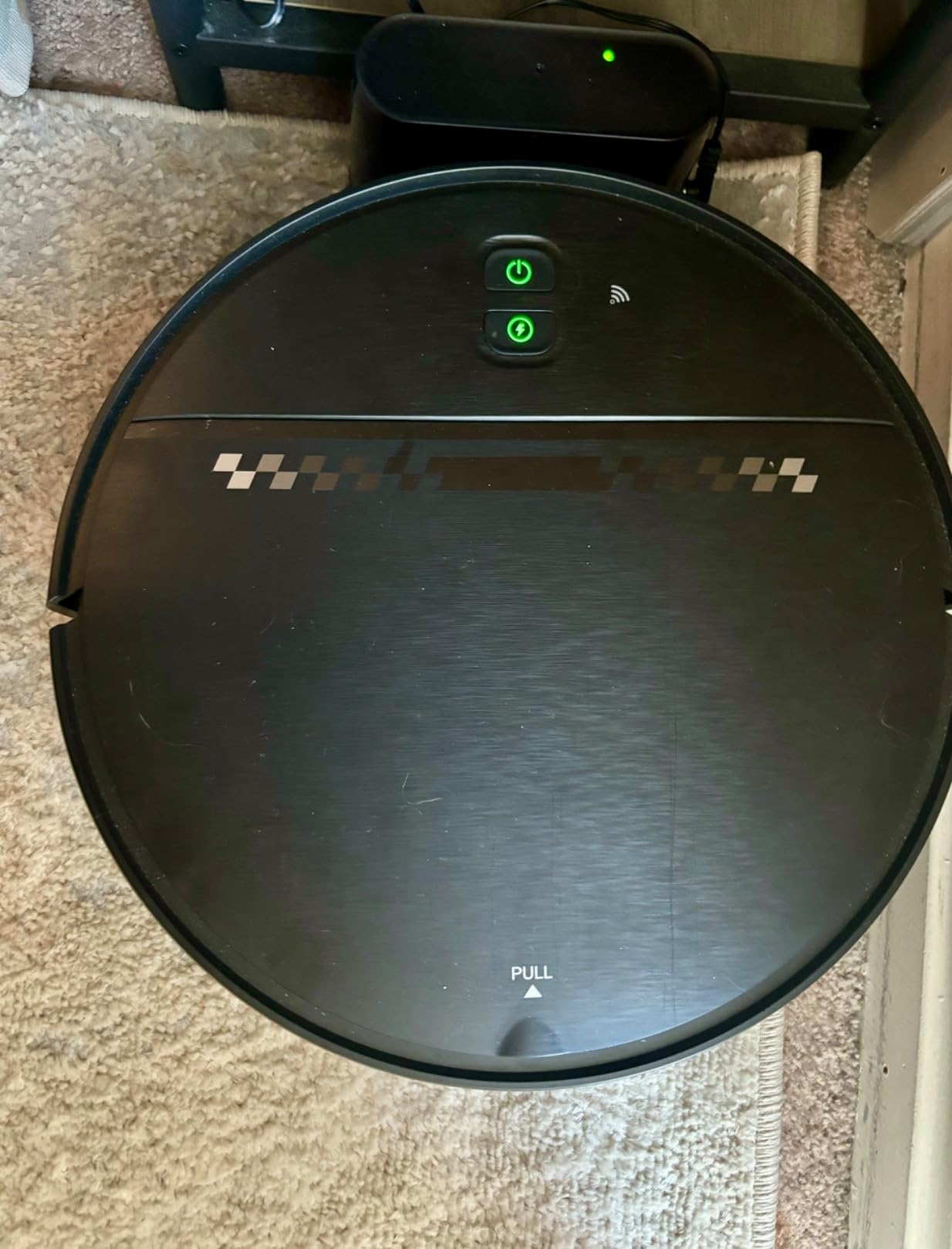 MANVN 2 in 1 Robot Vacuum and Mop Combo, 2.87'' Ultra-Slim Robotic Vacuum Cleaner with 3D Obstacle Avoidance, for Hard Floors and Carpets, Wi-Fi/App/Voice Controlled for Pet Hair, Self-Charging customer photo 1