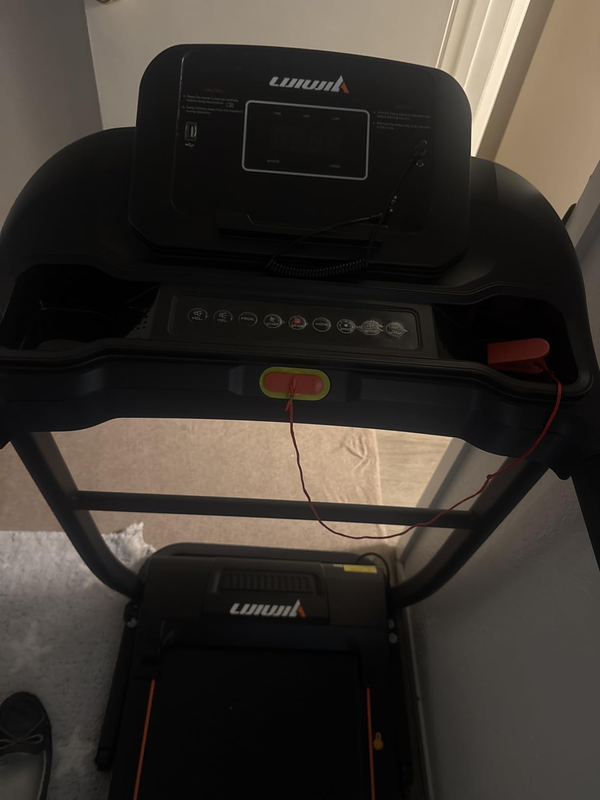 Treadmill for Home, 3.0HP Folding Treadmill with Incline, 300 lbs Capacity, Bluetooth & Heart Rate Sensor, Space-Saving Design customer photo 1