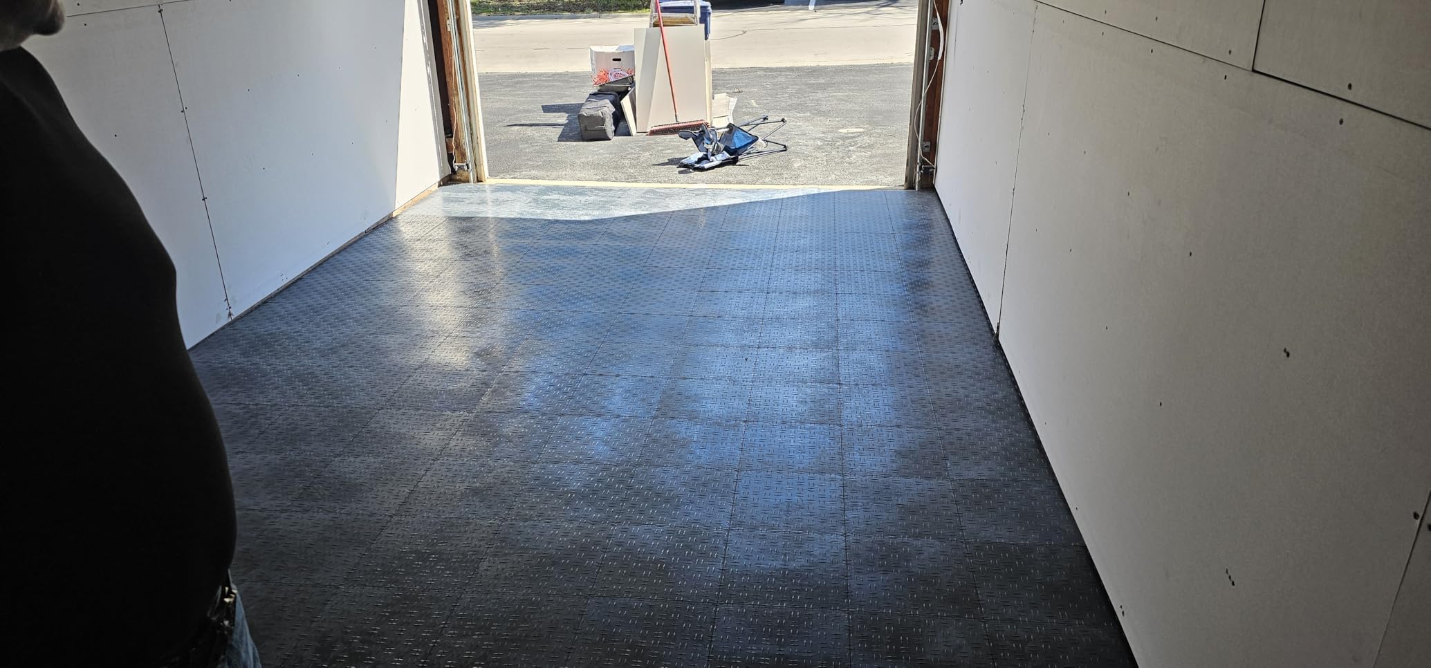 CAMMOO Garage Floor Tiles Heavy-Duty Interlocking 12