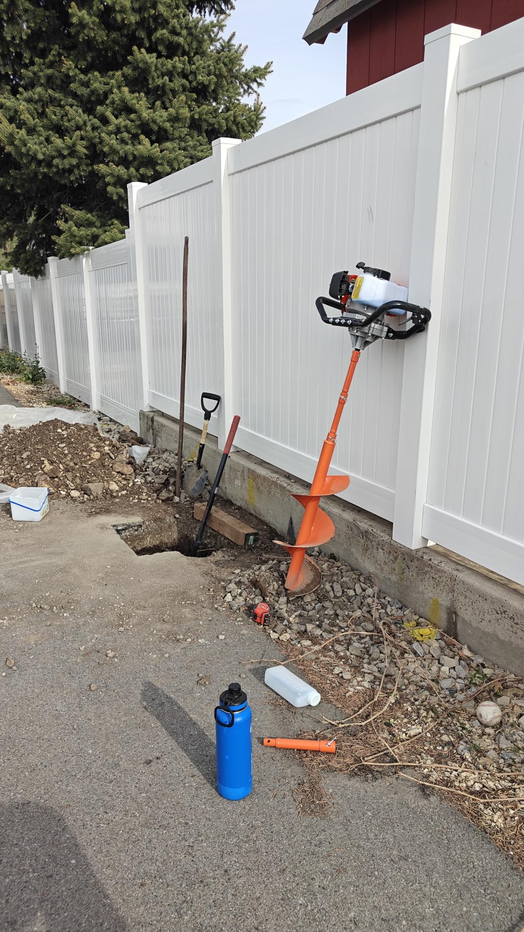 NEO-TEC 63CC Post Hole Digger Auger Drill Gas Powered 2-Stroke & 8