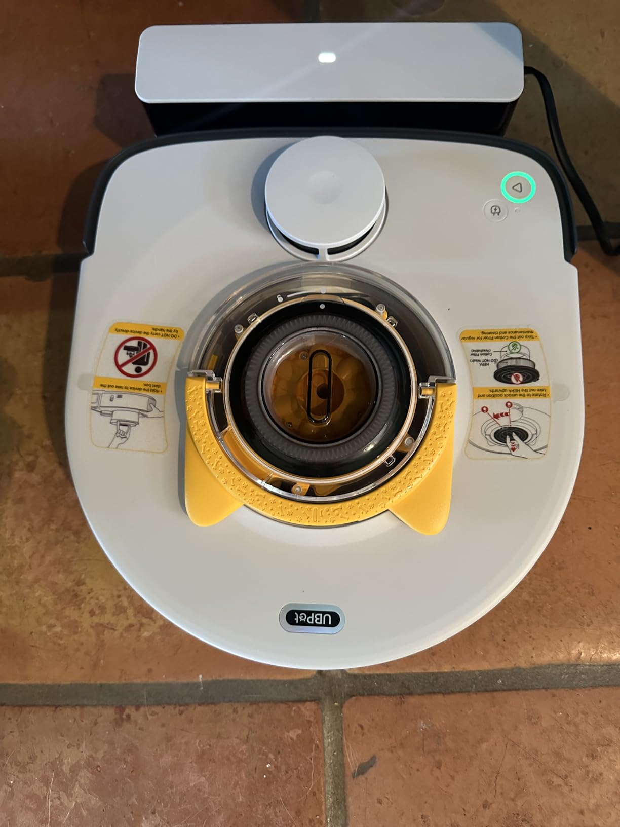 UBPET Robot Vacuum for Pet Hair, 22,000Pa Ultra-Strong Suction Automatic Robot Vacuum Cleaner, Tangle-Free Cleaning, Smart Mapping with LiDAR Navigation, App Controlled Vacuum Robot customer photo 1