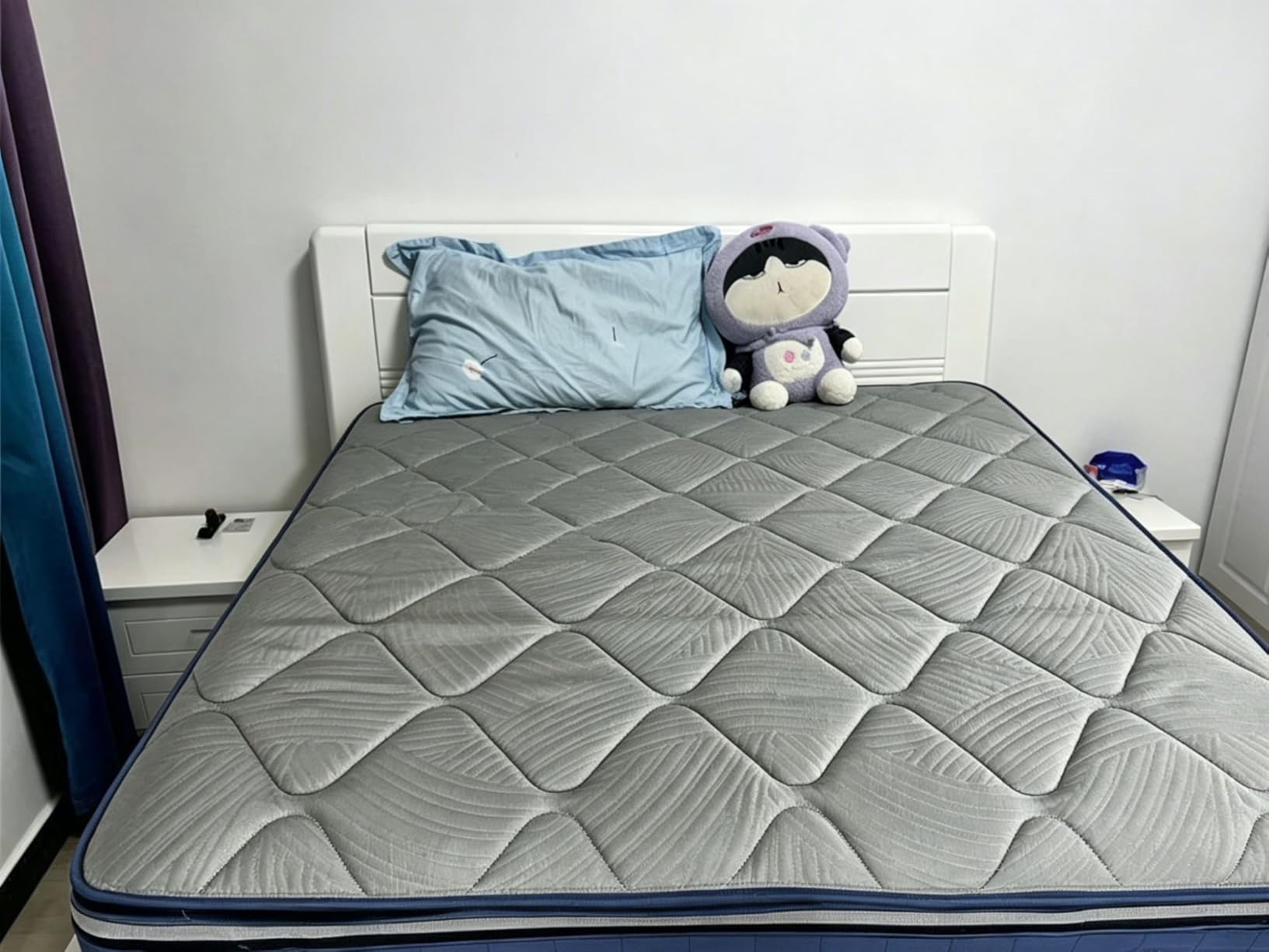Sweetnight CoolNest 14 Inch King Size Mattress, Hybrid King Mattresses with DuoSense Pillow Top & Memory Foam for Feels up to 8 Degree Cooler, Medium Firm Mattress for Pressure Relief CertiPUR-US Certified customer photo 1