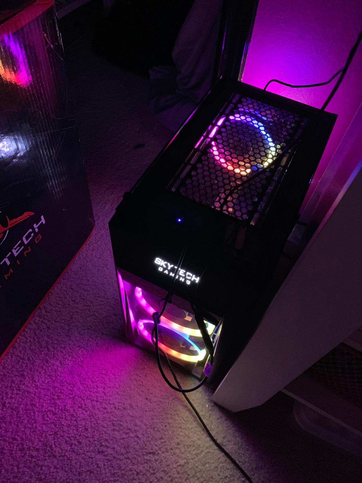 Skytech Shadow 5 Gaming PC, AMD Ryzen 7 9700X 3.8GHz, NVIDIA RTX 5060 Ti 16GB VRAM, 1TB NVMe SSD, 16GB DDR5 RAM 6000, 750W Gold PSU, 360 ARGB AIO, WI-FI 5, Windows 11, Desktop customer photo 2