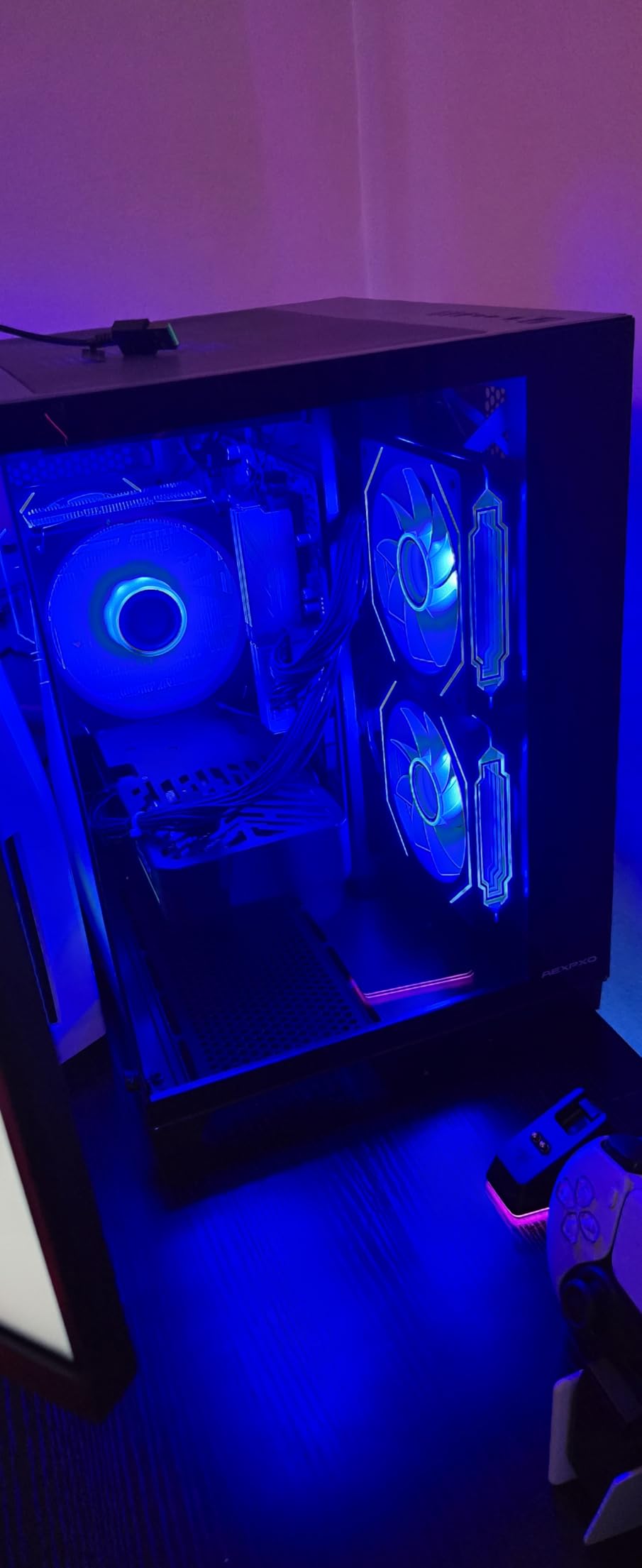 AEXPXO Prebuilt Gaming PC Desktop, AMD Ryzen 7 5700X, RTX 5060 8GB GDDR7, 16GB DDR4 3200MHz, 1TB NVMe SSD, ARGB Cooler, WiFi, 550W Bronze PSU, Gaming Computer for Gaming Streaming & Content Creation customer photo 2