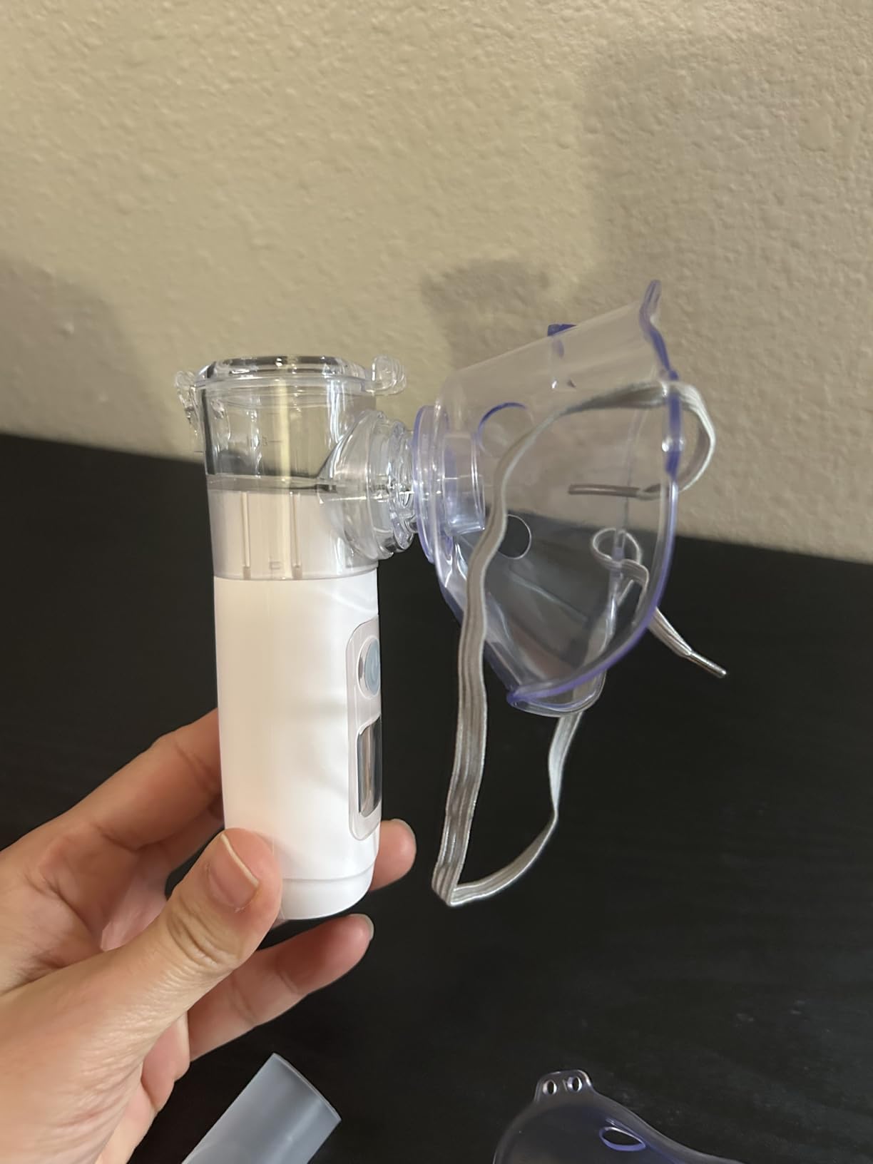 Smart Digital Display Portable Nebulizer for Adults and Kids, Rechargeable for Travel and Home Use, OTC SPACER-0422-HER-V3 customer photo 1