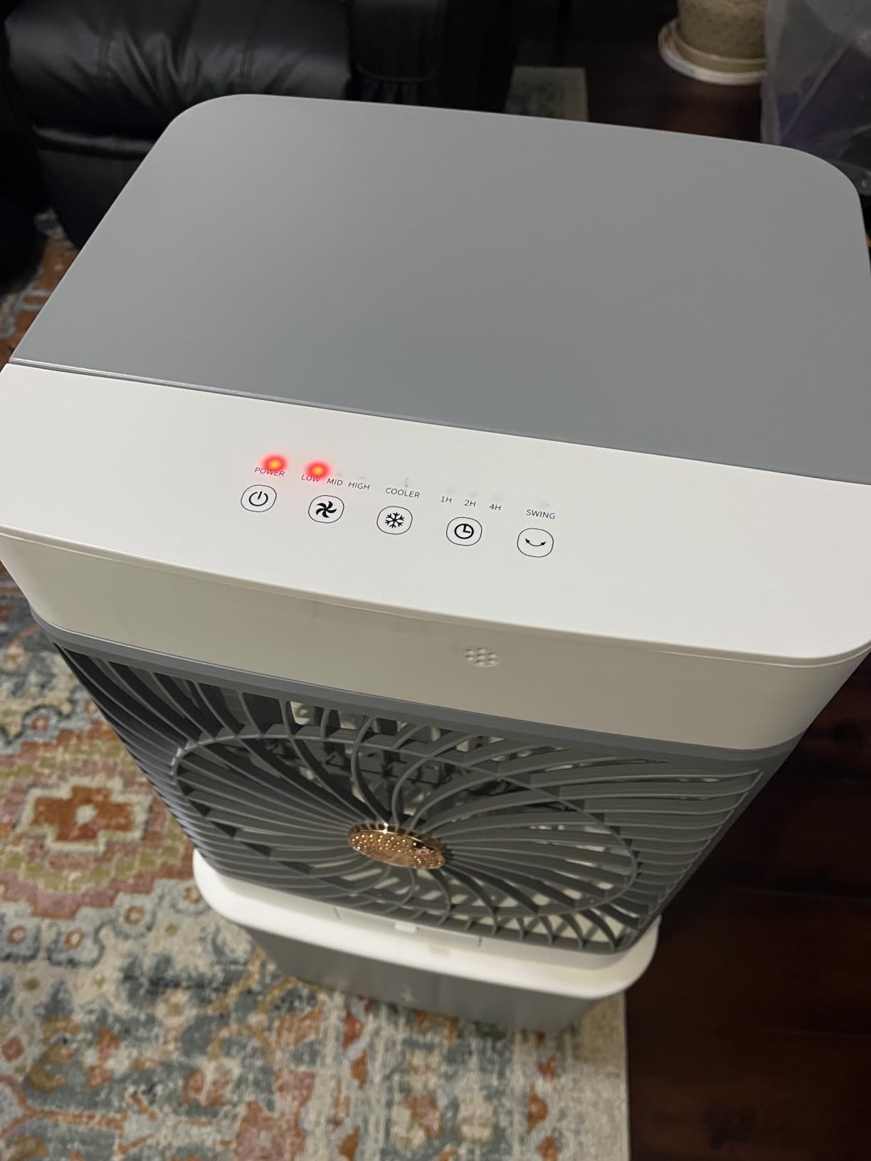 Portable Air Conditioners, Swamp Cooler Portable AC Unit for Room, Windowless Cooling Fan That Blow Cold Air with 10GAL Detachable Tank, Evaporative Air Cooler for Outdoor Indoor Garage Restaurant Patio customer photo 1
