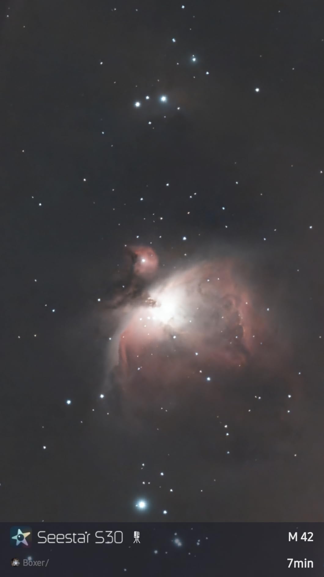 ZWO Seestar S30 Pro Smart Telescope, 4K Dual Camera Astrophotography Telescope with Auto Tracking & GoTo, App-Controlled, One-Tap Capture & Processing for Milky Way, Deep Sky and Wide-Field Imaging customer photo 1