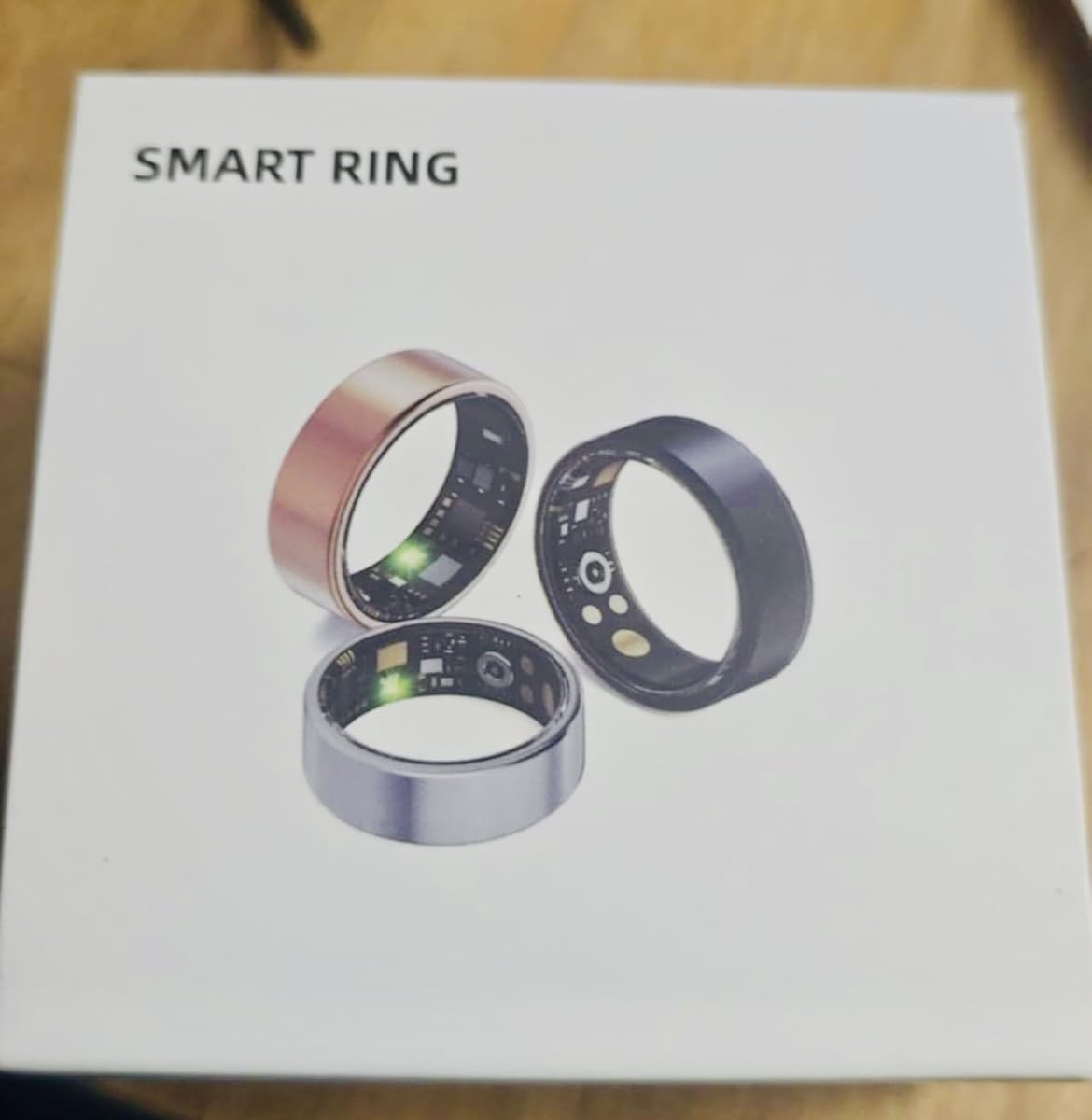 Smart Ring for Women Men, Fitness Tracker Ring with Free App No Subscription Fee, 7 Days Battery Life, Sleep Monitor, Heart Rate & Step Tracker, IP68 Waterproof, Android/iOS Compatible customer photo 1