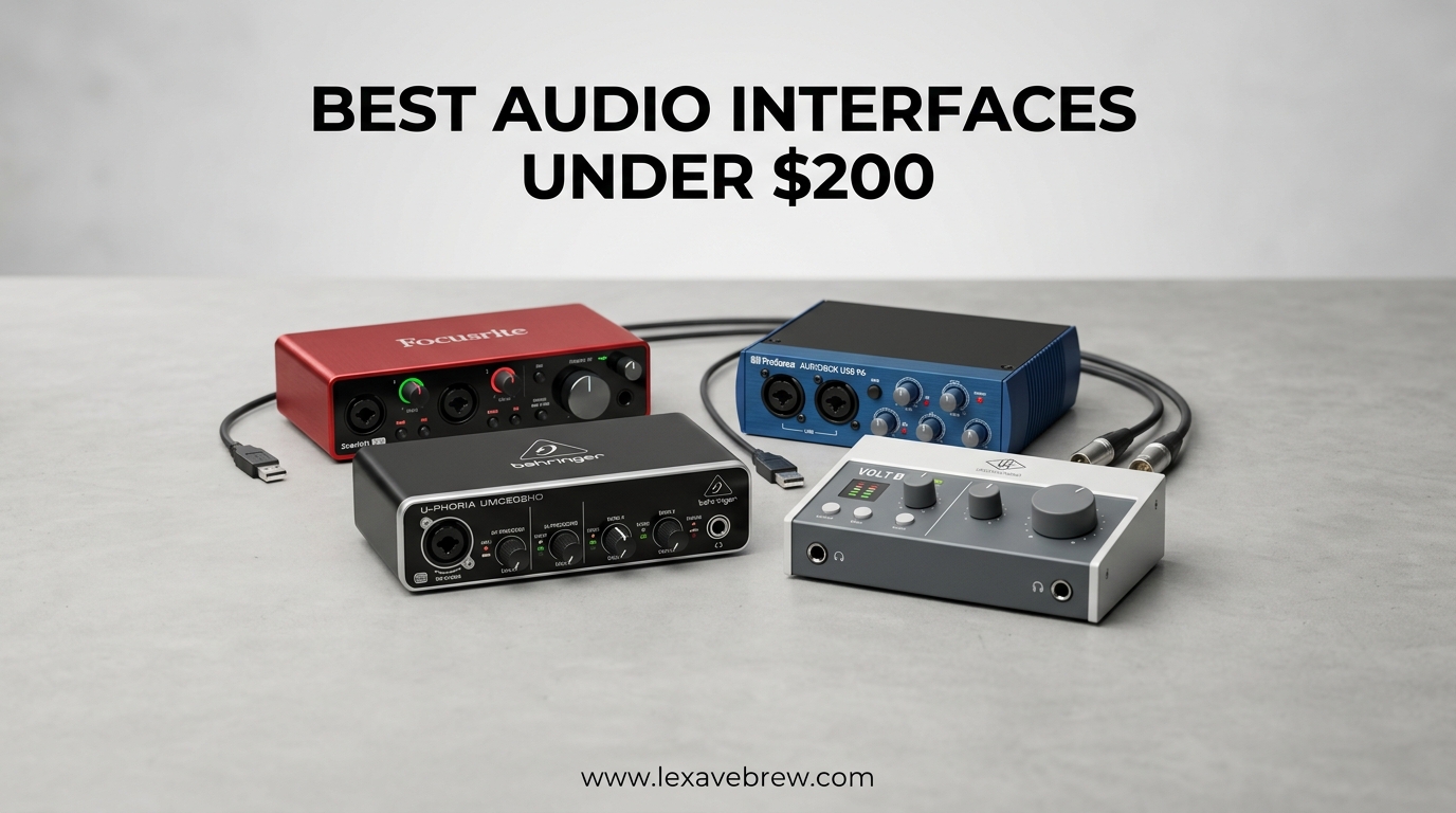Best Audio Interfaces Under $200