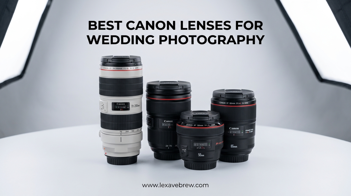 Best Canon Lenses for Wedding Photography