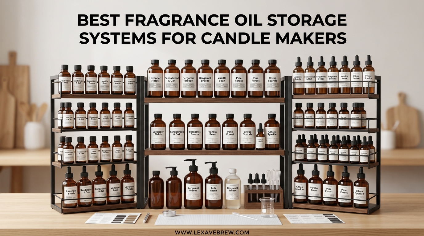 Best Fragrance Oil Storage Systems for Candle Makers