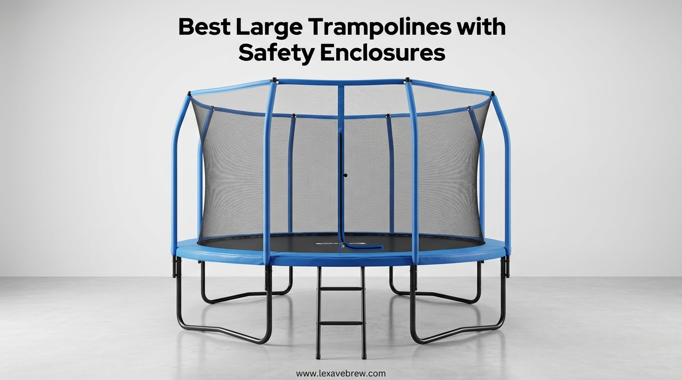 Best Large Trampolines with Safety Enclosures