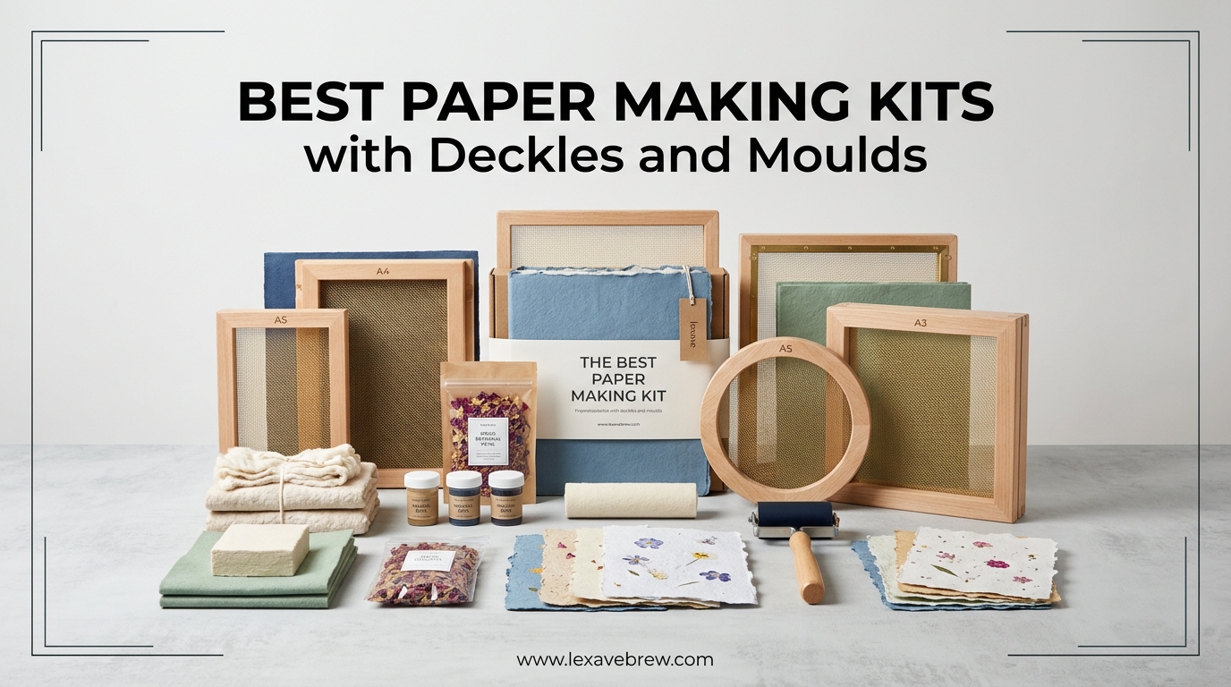 Best Paper Making Kits with Deckles and Moulds
