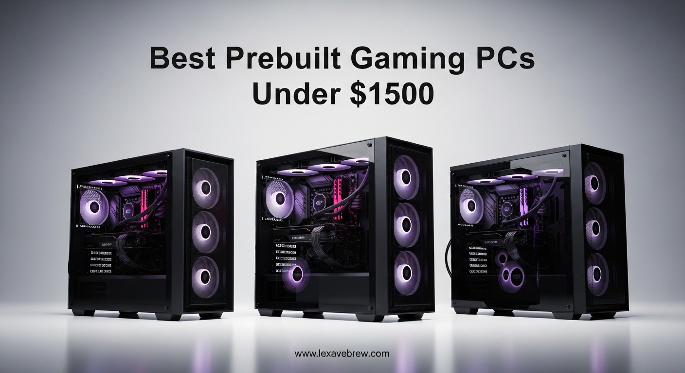 Best Prebuilt Gaming PCs Under $1500