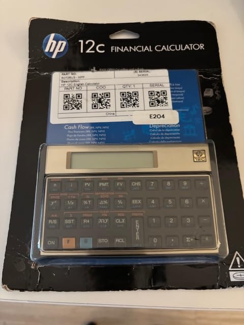 HP 12C Financial Calculator - 120+ Functions: TVM, NPV, IRR, Amortization, Bond Calculations, Programmable Keys customer photo 2