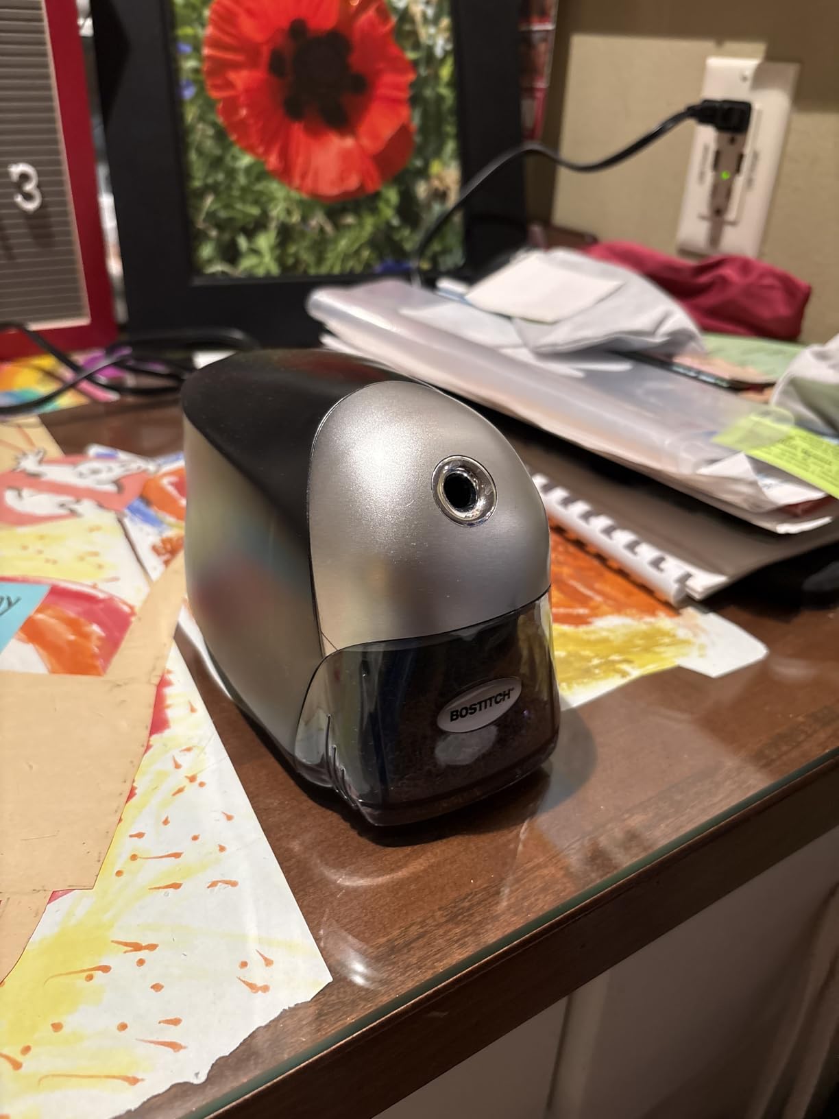 Bostitch Office QuietSharp Executive Heavy Duty Electric Pencil Sharpener for 65% Faster Sharpening and 6X Longer Cutter Life - Colored Pencil Compatible, Black customer photo 2