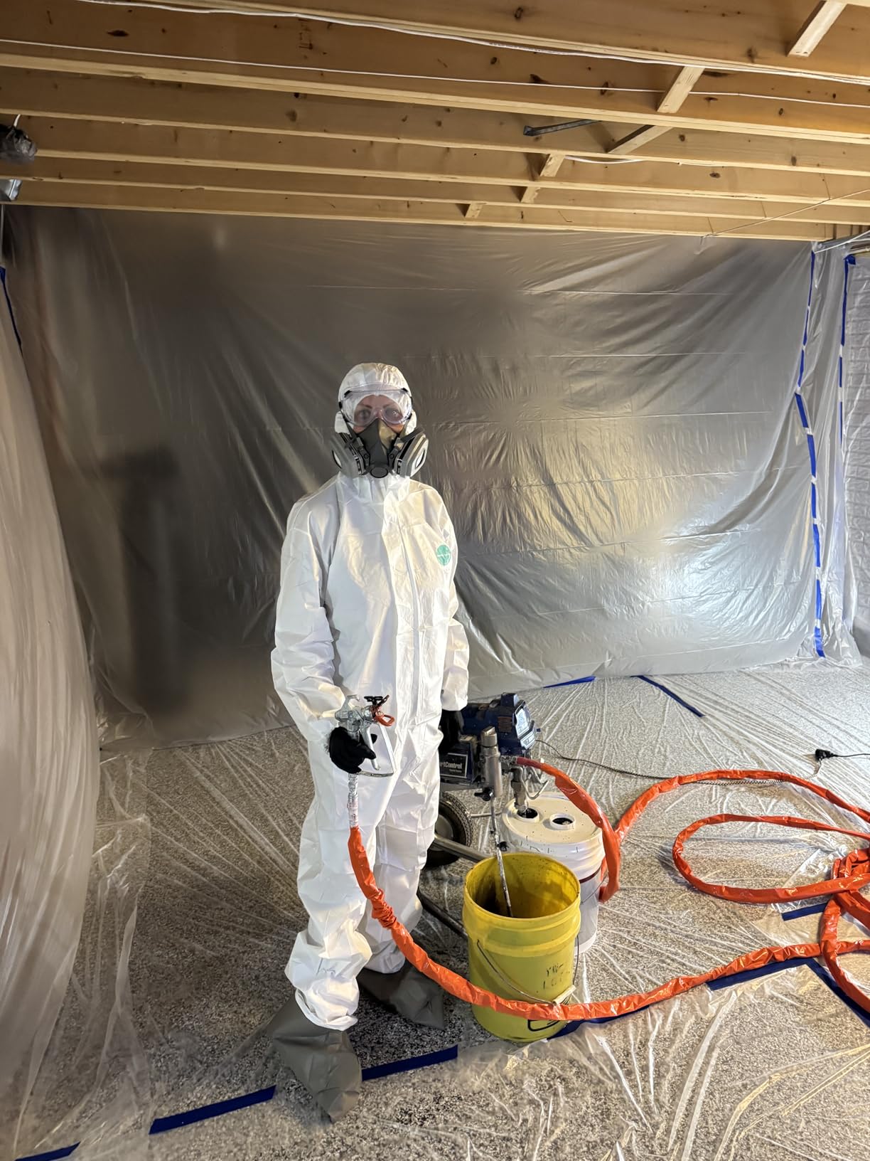 3M OV/P95 Paint Project Respirator 6311, Reusable Respirator, Large customer photo 1