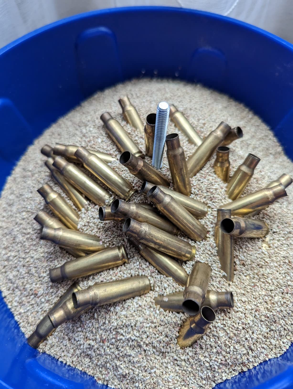 Frankford Arsenal Quick-N-EZ 110V Case Tumbler Kit with Sifter for Brass Cartridge Cleaning and Polishing for Reloading, Blue and Grey customer photo 2