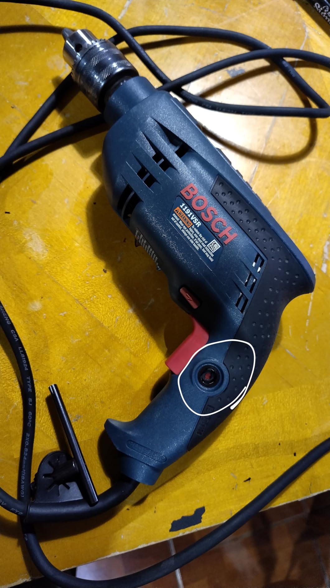 BOSCH 7.0 Amp 1191VSRK Hammer Drill with 360-Degree Auxiliary Handle customer photo 2