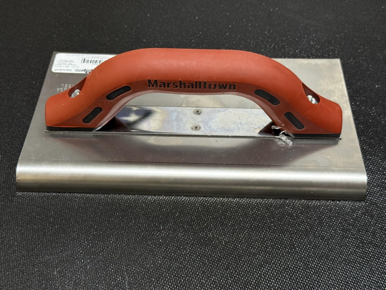 MARSHALLTOWN Big I Concrete Edger, 10x6 Inch Stainless Steel Blade, Made In The USA, 132SSD customer photo 1
