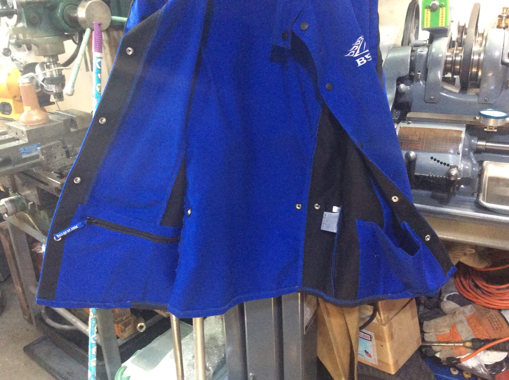 Revco Black Stallion (BXRB9C) BSX 9 oz Contoured Flame-Resistant Cotton Welding Jacket, Welder's Collar, Dual Scribe Pockets, Leather-Reinforced Snaps customer photo 1