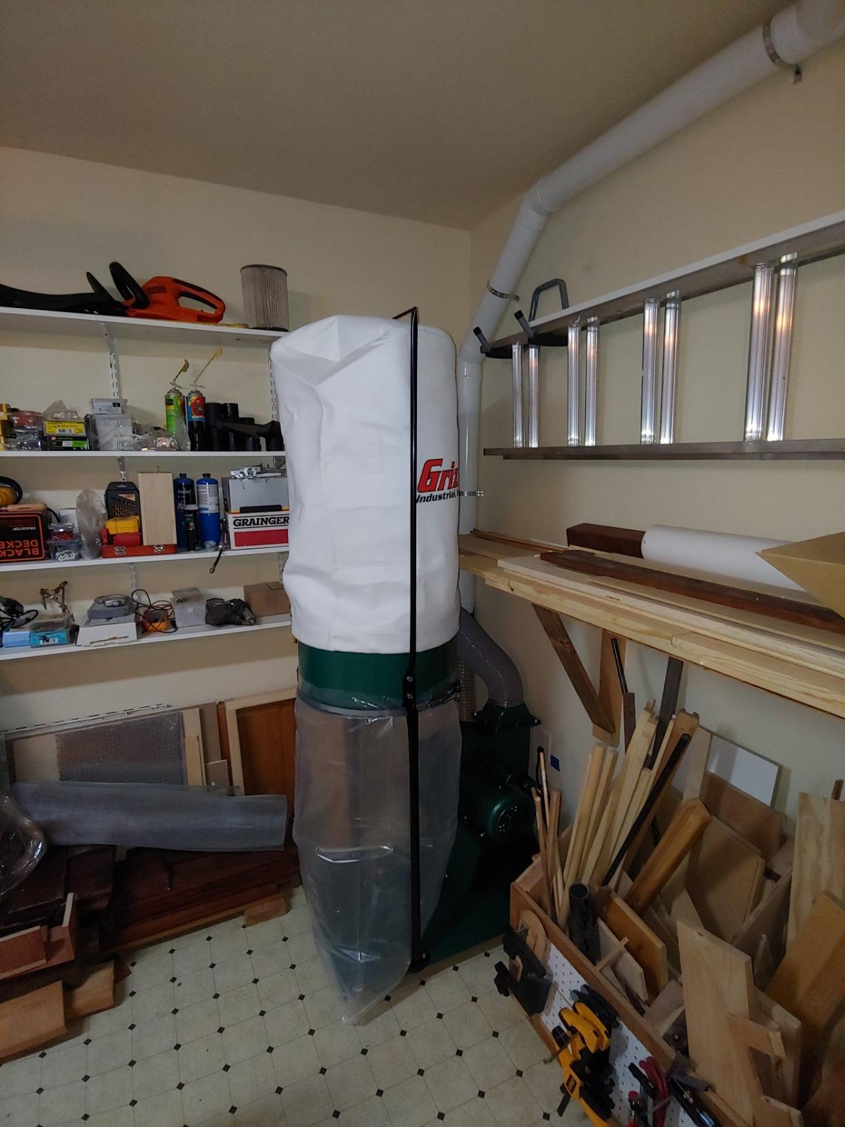 Grizzly G1028Z2-1-1/2 HP Portable Dust Collector customer photo 1