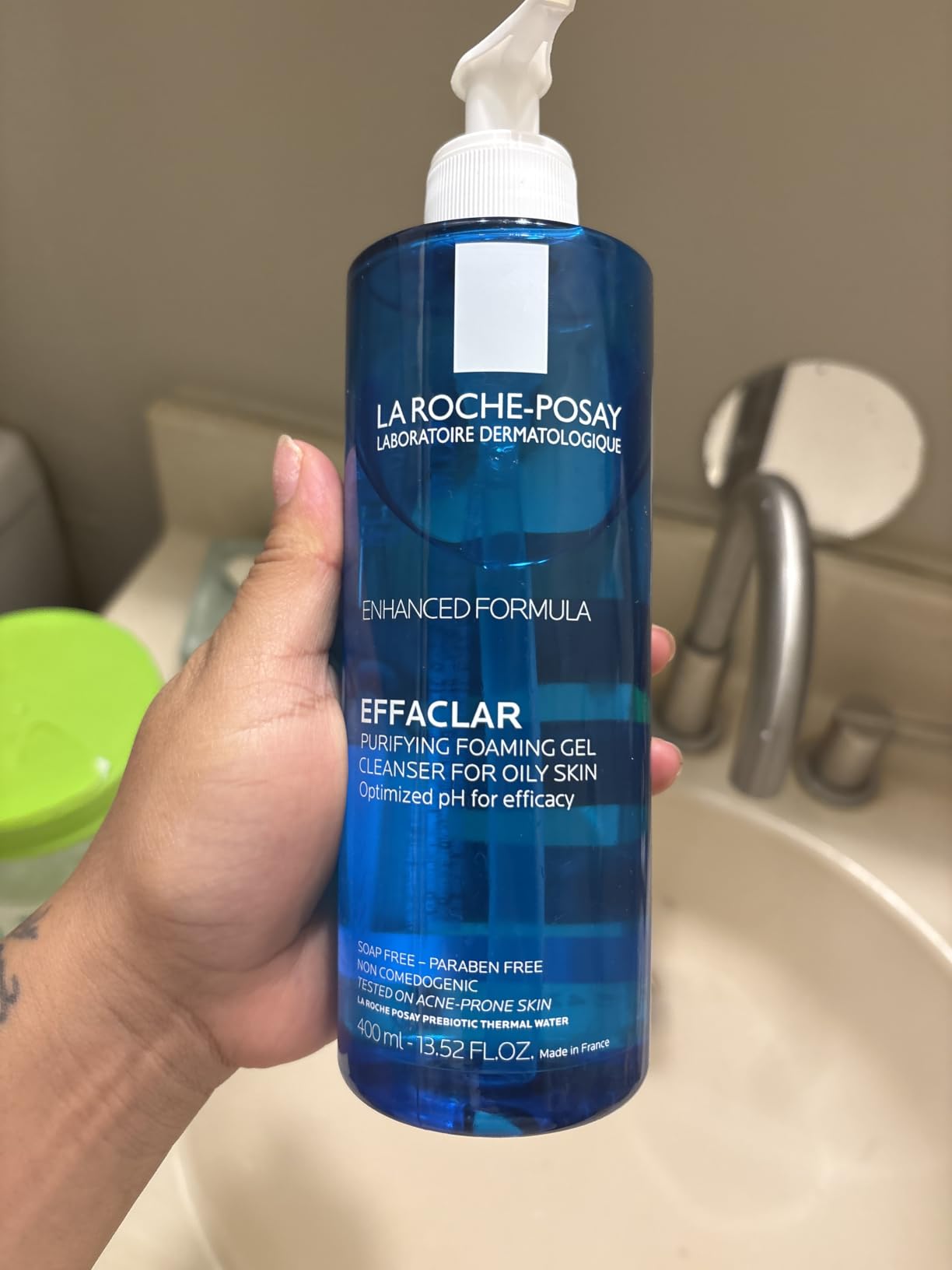 La Roche-Posay Effaclar Purifying Foaming Gel Cleanser for Oily Skin, With Zinc Pidolate To Remove Excess Oil, Alcohol Free & Oil Free, Face Wash For Oily Skin, Dermatologist & Sensitive Skin Tested customer photo 2