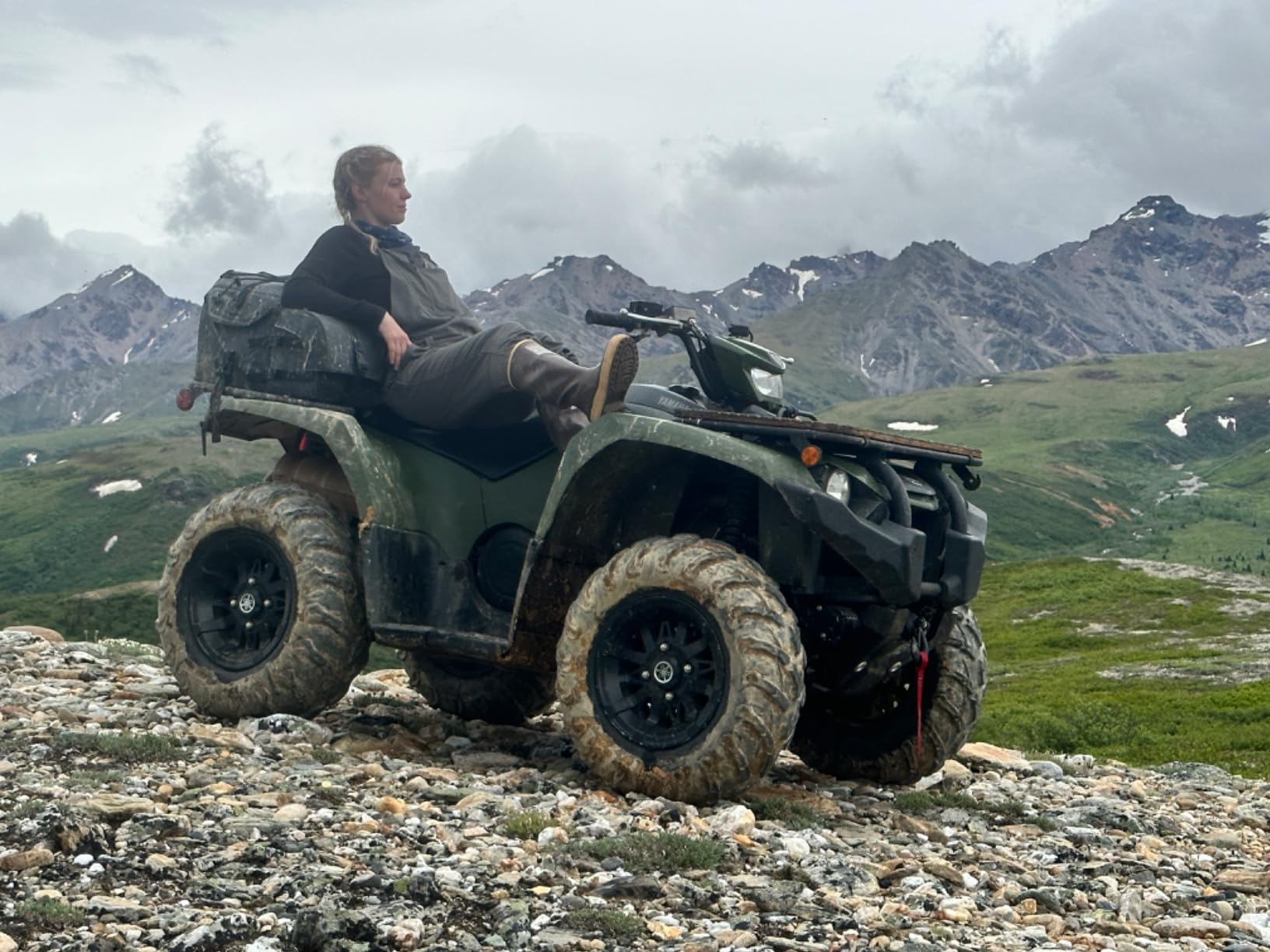 ATV TEK Arch Series Oversized Rear Rack Utility Pack, Padded ATV Cargo Bag in Kings Mountain Shadow Camo, Spacious Multi-Compartment ATV Storage Bag with Seamless Seal for Gear and Trail Essentials customer photo 2